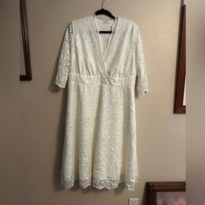 Kiyonna Bridal Ivory “Bella” Dress